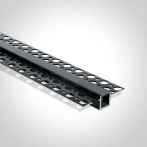 recessed led profile black.