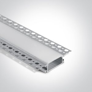 TRIMLESS PROFILE 2m FOR 37mm STRIPS PC OPAL DIFFUSER