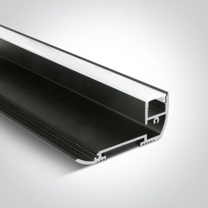 BLACK LED PROFILE FOR STEPS